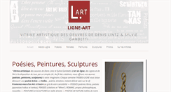 Desktop Screenshot of ligne-art.fr