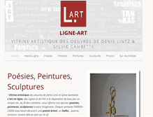 Tablet Screenshot of ligne-art.fr